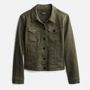 Prosperity Jolene Stretch Green Denim Jacket size M